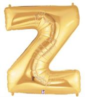 Jumbo Gold Foil Letter-Z