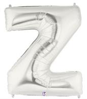 Jumbo Silver Foil Letter-Z