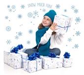 Snowflakes Snow Much Fun Small Wall Decal