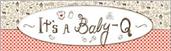 Baby-Q Shower Banner
