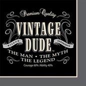 Vintage Dude Luncheon Napkins 
