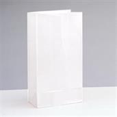 White Paper Favor Bags 