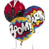 Superhero 18" Balloon Set 