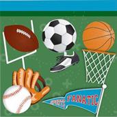 Sports Party Beverage Napkins 