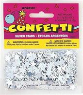 Silver Stars Foil Confetti .5oz (1)