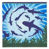 Shark Party Beverage Napkins 