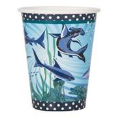 Shark Party 9oz Cups 