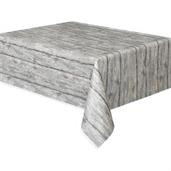 Rustic Wood Printed Table Cover (1)
