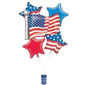 Patriotic Balloon Bouquet (5)