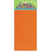 Orange Paper Favor Bags 