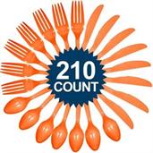 Orange Cutlery Set 