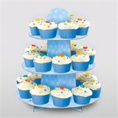 Light Blue Cupcake Stand (1)