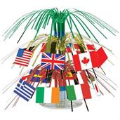 International Flag Mini Cascade Centerpiece 7.5 inch