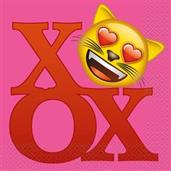 Emoji Pink Luncheon Napkins (16)