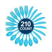 Bright Blue Cutlery Set (210)