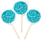Blue Swirl 3" Lollipops (12)