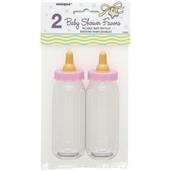 Baby Bottles 5 Pink Fillable Favors (2)
