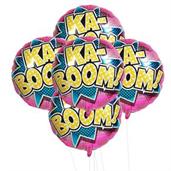 Superhero Girl 5pc Foil Balloon Kit 18"