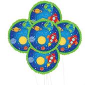 Rocket to Space 5pc Foil Balloon Kit 18" 