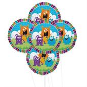 Monsters 5pc Foil Balloon Kit 18" 