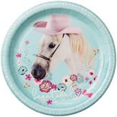 Rachael Hale Beautiful Horse Dinner Plates (8)