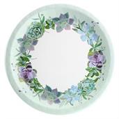 Floral Succulents Dinner Plate (8)