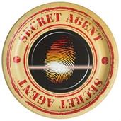 Top Secret Spy Dinner Plates (8)
