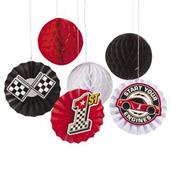 Racecar Birthday Hanging Fans(12)