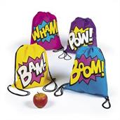 Superhero Girl Drawstring Backpacks(12)