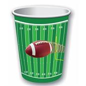 Football Party 9 oz Paper Cups(8)