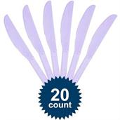 Lavender Plastic Knives