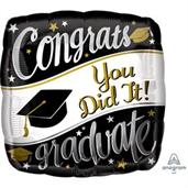 Graduation 18" Foil Balloon On Your Way (1)