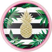 Pineapple 7" Dessert Plate (8)