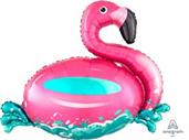 30" Floating Flamingo Foil Balloon