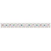 Metallic Rainbow DIY Happy Birthday Pennant Banner