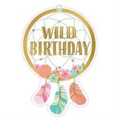 Boho Birthday Postcard Invitation Girl (8)