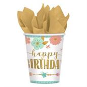 Boho Birthday Girl Cup 9 Oz (8)