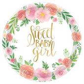 Floral Baby 10.5" Lunch Plates (8)