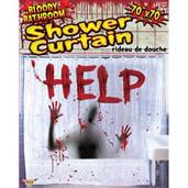 Bloody Bathroom Shower Curtain