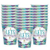 Mermaid Wishes Cups 9oz. Mermaid Wishes (24)