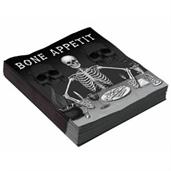 Bone Appetit-13" X 13" Napkins 