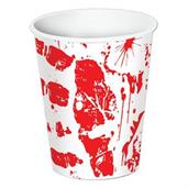 Bloody Handprints 9oz Paper Cups (8)