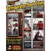 Creepy Kitchen Refrigerator Removable Door Cover 30" x 63" 