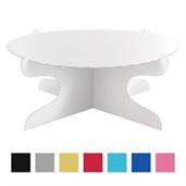 Caribbean Blue Cardboard Cake Stand (1)