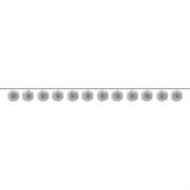 Mini Create Your Own Silver Paper Fan Banner