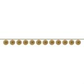 Mini Create Your Own Gold Paper Fan Banner