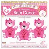 It's A Girl Honeycomb Bears (3)