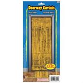 Gold Tinsel Doorway Curtin