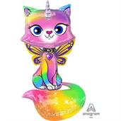 44 Unicorn Kitty Air-Walker Foil Balloon