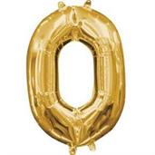 Balloon Air/Filled Num 0 Golden